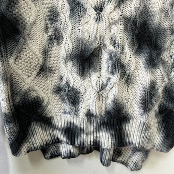 Anthropologie Pilcro Joni Tie Dye Cable Knit Hi Low Sweater - Picture 5 of 7